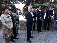 Policisty pochválil a poděkoval jim i starosta města RK Ing. Jan Skořepa.